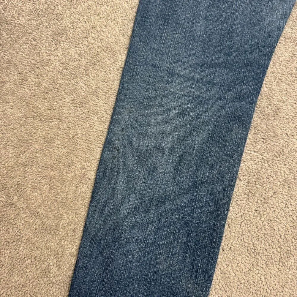 The Normal Brand Slim Straight Denim Jeans Men 32 Blue Medium Wash Cotton Casual